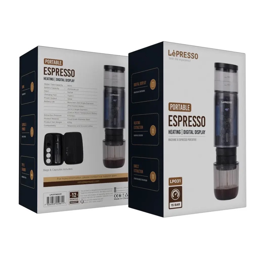 قهوه‌ساز قابل حمل Lepresso LPCFFM0031