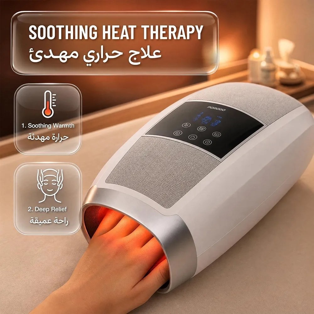 ماساژور گرمایشی دست و انگشتان پرودو | Porodo